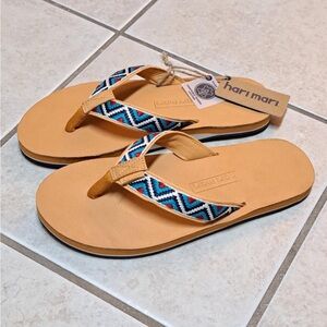 Hari Mari Fields Camino Flip Flops - Men's size 8 / Wmns size 9